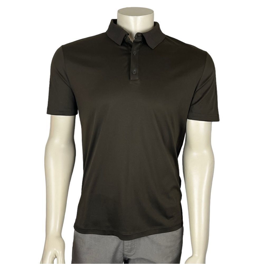 NWT Alexander Wang S/S Polo in Solid Brown 100% Cotton Size Small - Picture 4 of 8
